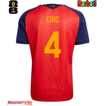 Spania Eric Garcia #4 Tricou Fotbal Replică Mondial 2026 Barbati Acasa